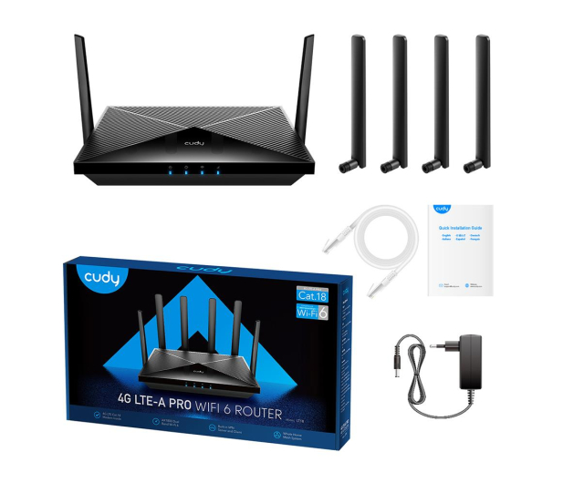 CUDY LT18 Mesh Gigabit AX1800 4G LTE Dual SIM - 1110338 - zdjęcie 6